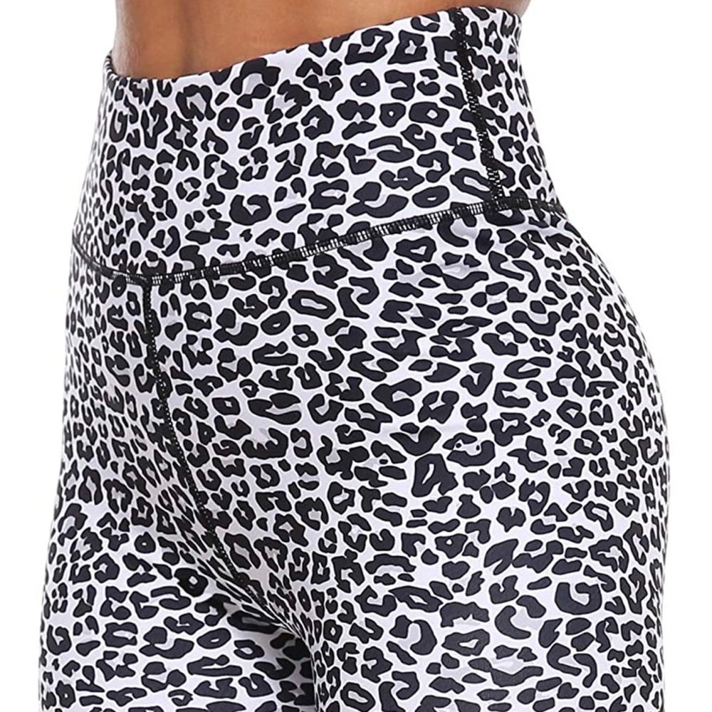 Cheetah Print Bike Shorts